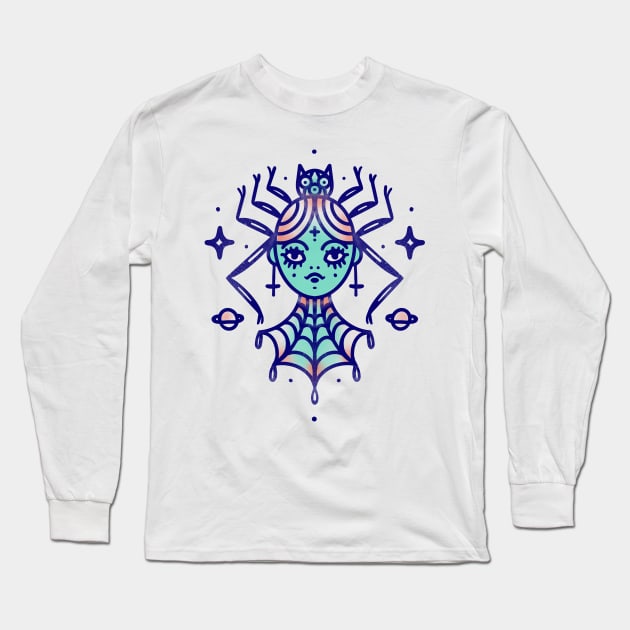 Spider girl Long Sleeve T-Shirt by Paolavk